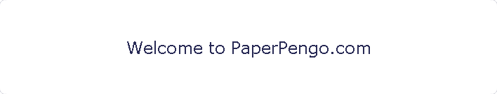 Welcome to PaperPengo.com